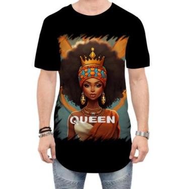 Imagem de Camiseta Longline Rainha Africana Queen Afric 5, M
