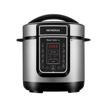 Imagem de Panela de Pressão Elétrica Mondial Digital Master Cooker PE-40, Preto 