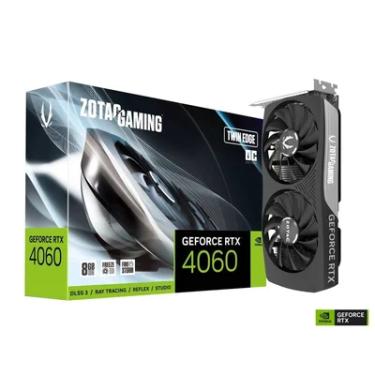 Imagem de Placa De Vídeo Zotac NVIDIA Geforce RTX 4060 Twin Edge Oc, 8GB, GDDR6, 128 Bits, HDMI E Displayport - Zt-d40600h-10m