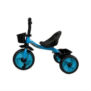 Imagem de Bicicleta Bike Infantil Triciclo 30Kg 2 Cestinha Pedal Passe - Bangtoy