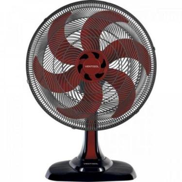 Imagem de Ventilador De Mesa 50cm 127v Turbo6 na opção de cor Vermelho Ventisol.