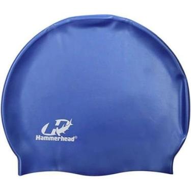 Imagem de Touca de Nataçao Silicone SLIM Polybag Hammerhead Lisa, Azul royal