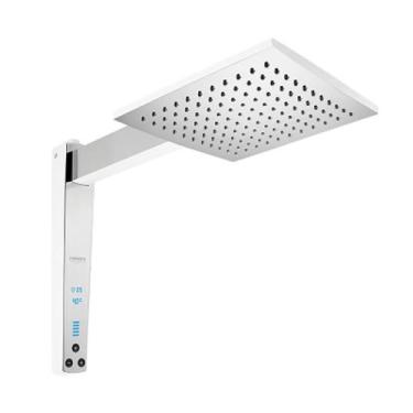 Imagem de Chuveiro Acqua Century Digital Branco Cromado Lorenzetti