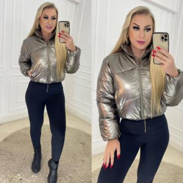 Imagem de Jaqueta puffer - ., Dourado metalizado, G