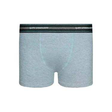 Imagem de Cueca Boxer Infantil Lupo 00141-003 Algodão Com Elastano T. P/GG, G, 8