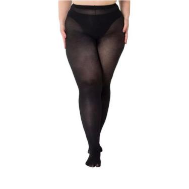 Imagem de Meia Calça Feminina Fio 80 Opaca Tamanhos Especiais Trifil W06100, Pre