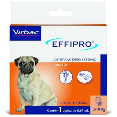 Imagem de Effipro Antiparasitário Cães 2-10Kg - Virbac - VIRBAC PET