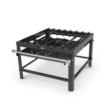 Imagem de Fogão 1 Queimador Triplo Alta Pressão Altura 50cm PFI-100 em Aço Inoxidável para Cozinha Profissional Progás
