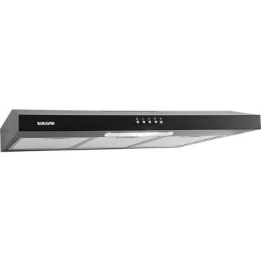 Imagem de Depurador e Exaustor de Ar Slim Suggar DPS181PT 80cm 3 Velocidades Alumínio Preto 110V
