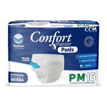 Imagem de Fralda Geriátrica Descartável Confort Master Pants P Ao EG -, P ao M