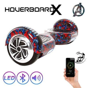 Imagem de Hoverboard Elétrico 6,5 Homem Aranha HoverboardX Bluetooth
