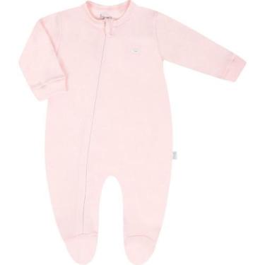 Imagem de Macacão Longo Hug Com Zíper Rosa, P, Rosa