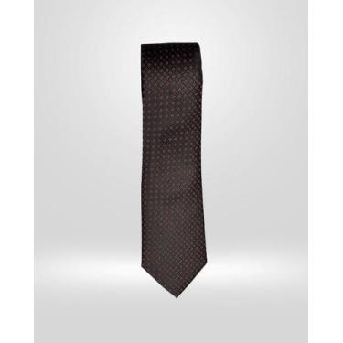 Imagem de Gravata Slim Estampa Lozenge Black And Red - Victor Varrens, Único