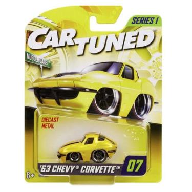 Imagem de Miniatura Diecast MGA CarTuned 1963 Chevy Corvette Stingray Muscle Car