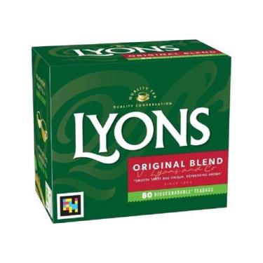 Imagem de Chá Lyons Original Blend 80 Sachês Pirâmide 250g