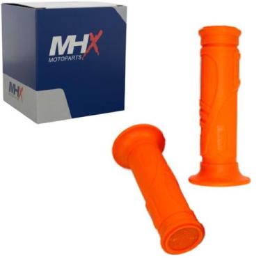 Imagem de Manopla de Moto Faxion Laranja XR NX XLR NXR CRF XRE TORNADO - MHX