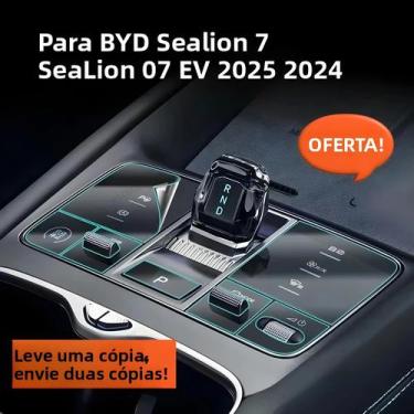 Imagem de Painel De Navegação Transparente Em TPU Para Console Central Com Prote