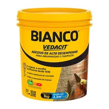 Imagem de Adesivo para Argamassa e Chapisco Bianco 1L Branco Vedacit