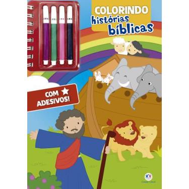 Imagem de Livro - Colorindo histórias bíblicas