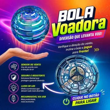 Imagem de Brinquedo Bola Voadora com Sensor Inteligente Boomerang - Vende Fácil 