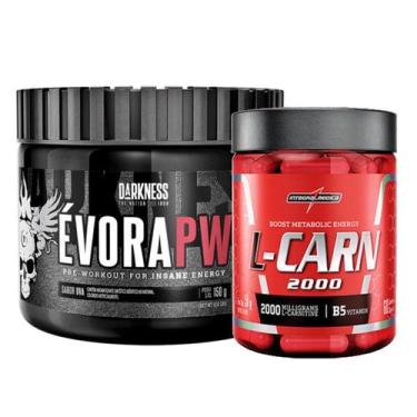 Imagem de Evora Pré Treino 150g + L-Carnitina 60 Caps Integralmedica, Uva