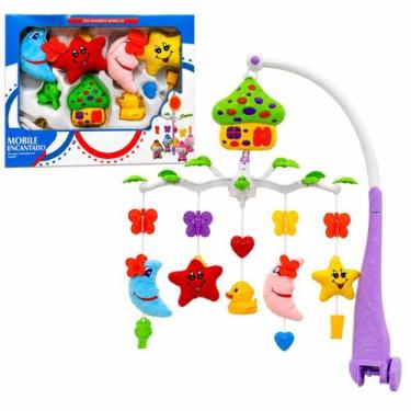 Imagem de Brinquedo Móbile Musical Encantado Infantil Pelúcias - NUGA BABY