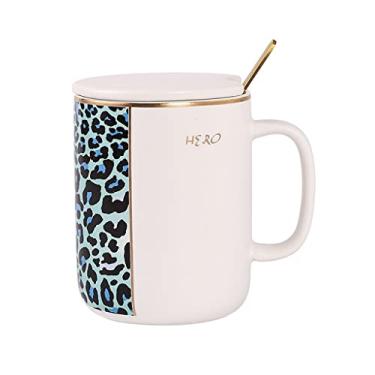 Imagem de GUIPAIHAI Caneca de café de cerâmica de cor aleatória para restaurante ocidental, xícara de chá quente, caneca de café criativa de cerâmica para decoração de mesa