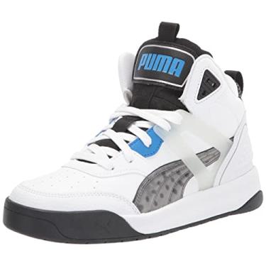 Imagem de PUMA Tênis adulto unissex Backcourt Mid Cyber Week, Puma Branco-puma Blac, 6.5 Women/5 Men