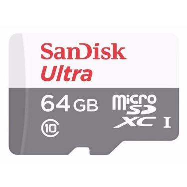 Imagem de Cartão de Memória 64gb Micro Sd Ultra 80mbs Classe 10 Sandisk