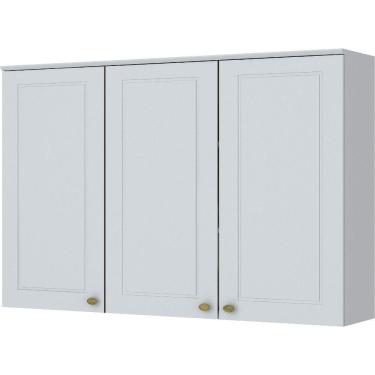 Imagem de Armário Aéreo 03 Portas 1200mm Americana Henn - Branco HP