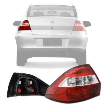 Imagem de Lanterna Traseira Original Prisma 2006 2012 Cristal Esquerdo