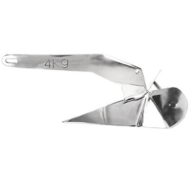 Imagem de Âncora de arado triangular de ajuste rápido forte resistência à tração 316 aço inoxidável estilo delta âncora de barco doca de praia resistente