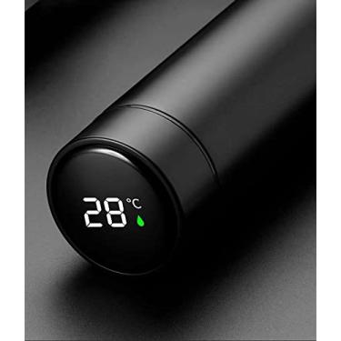 Imagem de Garrafa Térmica Em Aço Inox Com Termômetro Digital 500ml