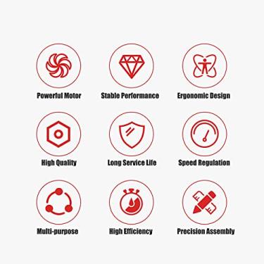 Imagem de Wemay Mini lixadeira de ar de órbita aleatória com base de 90x175mm lixadeira pneumática de aspiração automática de alta velocidade polidora portátil para móveis de trabalho de carroceria remoção de