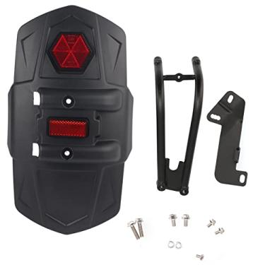 Imagem de Aramox Protetor de lama, acessório de alta resistência para proteção contra respingos, roda de paralama traseiro de motocicleta