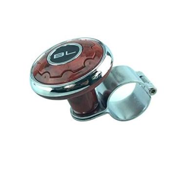 Imagem de Botão giratório de volante de carro com alça de força impulsionadora bola de veículo volante botão giratório - volante de qualidade premium clássico com alças elétricas ajuste universal