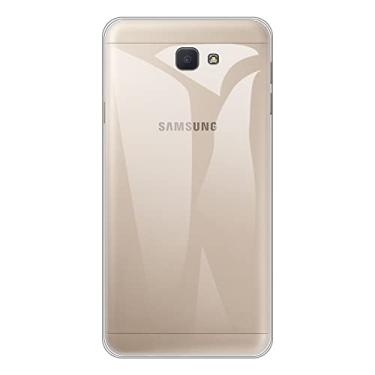 Imagem de Capa para Samsung Galaxy J7 Prime, capa traseira de TPU macio à prova de choque de silicone anti-impressões digitais capa protetora de corpo inteiro para Samsung Galaxy On7 2016 (5,50