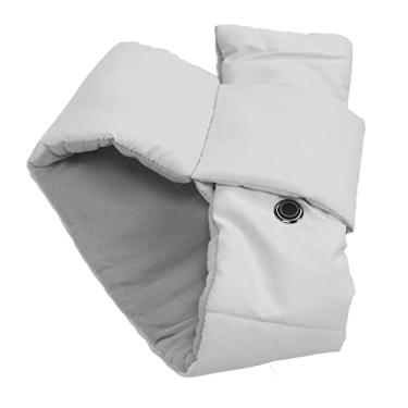 Imagem de Silenciador de Aquecimento Elétrico Almofada de Pescoço Com Retenção de Calor USB Lavável à Prova d'água de Material Duplo 3 Níveis Almofada de Pescoço Com Controle de Temperatura (Branco)