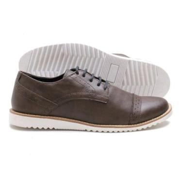 Imagem de Sapato Oxford Masculino Cadarço Liso Conforto Casual - Form's
