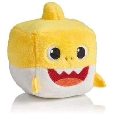 Imagem de Pelúcia Baby Shark Cubo com Música Baby Shark Amarelo da Sunny