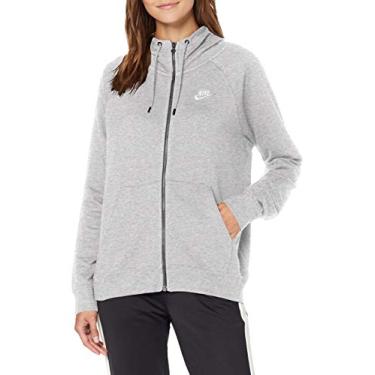 nike tape fleece full zip moletom com capuz