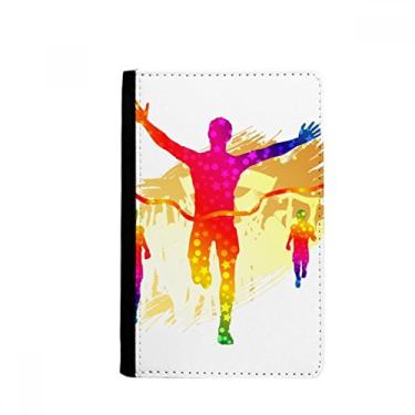 Imagem de Porta-passaporte com estampa de goal de torcida do jogador de futebol Notecase Burse capa carteira porta-cartões