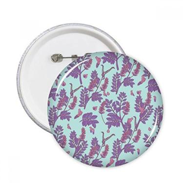 Imagem de Pintura de plantas de flores, lavanda, broches, decoração de roupas, 5 peças, presente