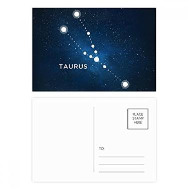 Imagem de Cartão postal Taurus Constellation Zodíaco Conjunto de cartões postais de aniversário para enviar cartões de agradecimento