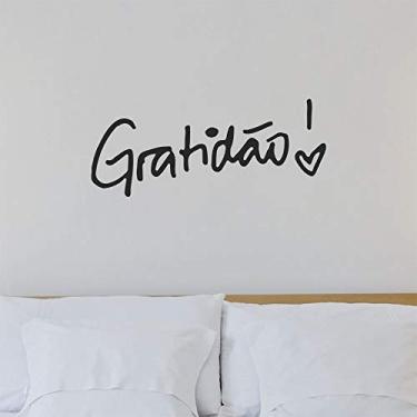 Imagem de Adesivo de Parede Gratidão !