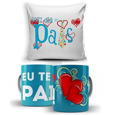 Imagem de KIT Almofada + Caneca Eu Te Amo Pai
