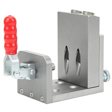 Imagem de Kit de gabarito de furos de bolso, furador localizador de móveis, para localizador de carpintaria