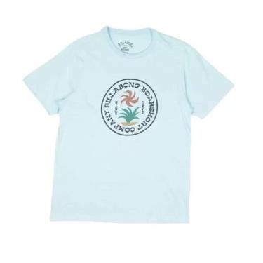 Imagem de Camiseta Billabong Mc Trademark - Azul Claro