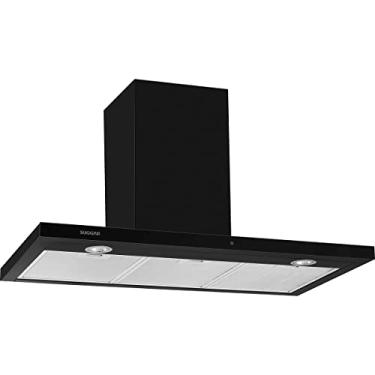 Imagem de SUGGAR COIFA DE PAREDE GRANADA PRETA SLIM TOUCH 90CM 220V PRETO TP1192PT
