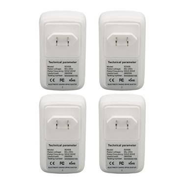Imagem de Economia de Energia, Proteção contra Surtos de Fator de Potência 4 Unidades para Ar Condicionado para Fogão de Indução para Uso Doméstico para Geladeira (Plugue dos EUA)